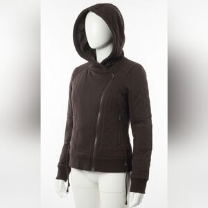 Blanc Noir Black cotton lacing jacket